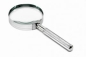 Preview: Classic Chrome Magnifier Biconvex Glass Lens 5x Ø50mm