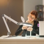 Preview: Lumeno #8213/8215 - Workbench Magnifier Lamp Ø127mm - 96 LEDs+