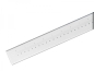 Preview: Uniscale Chrome Glass Measuring Ruler in Lengths from 100mm - 2000mm