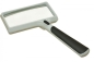 Preview: Hand magnifier, 2x, rectangular, 2 LED, 1 UV
