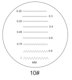 Peak measuring scales, 26mm