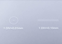 BRESSER Blank Slide with 0.1 & 0.01mm micrometer