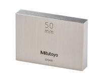 Mitutoyo Gauge Block, Metric, with JCSS Cert. ISO, Grade K, Steel