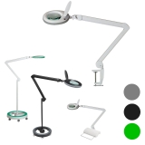 Lumeno #7213/15/18 - Workbench Magnifier Lamp Ø127mm - 96 LEDs+
