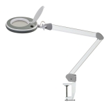 Lumeno #8213/8215 - Workbench Magnifier Lamp Ø127mm - 96 LEDs+