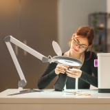 Lumeno #8213/8215 - Workbench Magnifier Lamp Ø127mm - 96 LEDs+