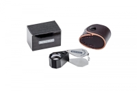 Precision Folding Magnifier - 10x 20.5mm - Chrysalis - LED Aplanatic