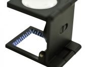 Thread counter, 6x, metal, bold scale markings