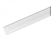 Uniscale Chrome Glass Measuring Ruler in Lengths from 100mm - 2000mm