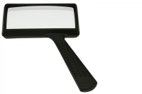 Hand magnifier, 2x, 50x100mm