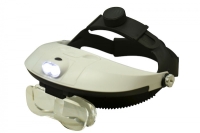 Headband Magnifier Strap + 2 LED [Various Magnifications]