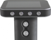 Digital distance and positioning measuring system with VGA camera and zoom factor