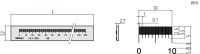 Mitutoyo Working Glass Scale + Inspection Cert. 0.1mm