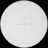 Specwell monocular 8x20, with close-up lens (microscope): 25x or 35x, integrated reticle