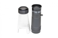 PEAK monocular 8x20, with close-up lens (microscope): 25x