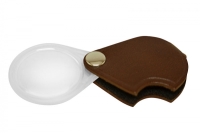 Schweizer Leather Folding Magnifier [5x 25mm]