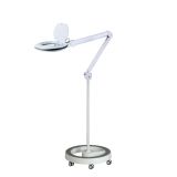 Lumeno #861XGR - Workbench Magnifier Lamp Ø110x150mm - 60 LEDs+