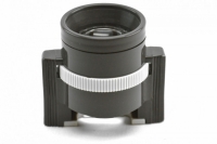 Measuring magnifier (10x; 17mm), focusable, open stand