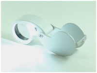 Folding Magnifier - 10x 25mm - LED