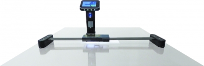 Digital distance and positioning measuring system with VGA camera and zoom factor