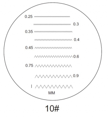 Peak measuring scales, 26mm