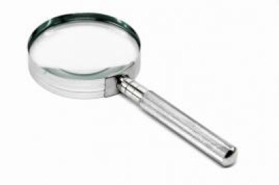 Classic Chrome Magnifier Biconvex Glass Lens 5x Ø50mm
