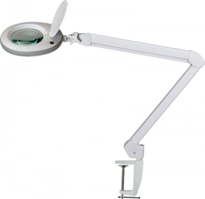 Lumeno LED magnifying lamp, Ø127mm