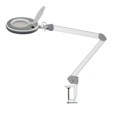 Lumeno #8213/8215 - Workbench Magnifier Lamp Ø127mm - 96 LEDs+