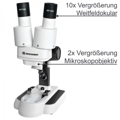 BRESSER JUNIOR 20x Stereo Microscope