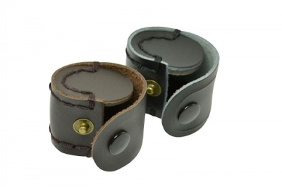 Case for folding magnifier, brown or black