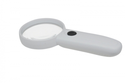 Hand magnifier - 4x Ø65mm - LED