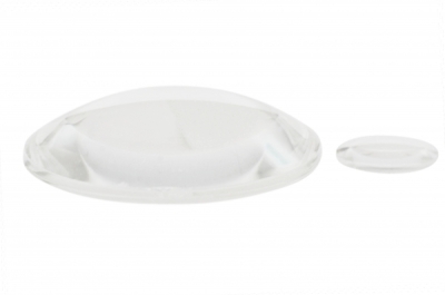 Lens 5x, plano-convex, plastic