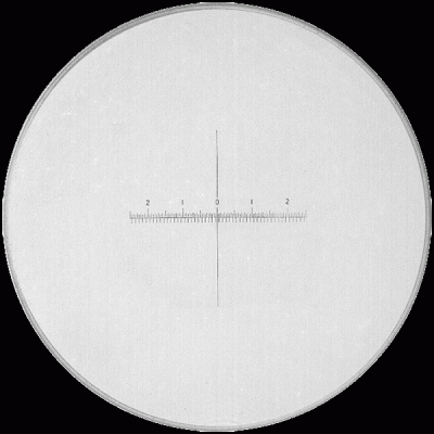 Specwell monocular 8x30, with close-up lens (microscope): 25x, integrated scale