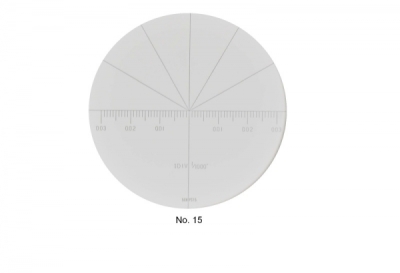 Measuring scale for PEAK measuring microscope 2008 series