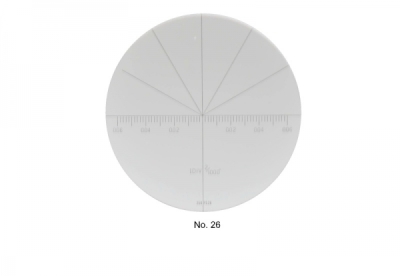 Measuring scale for PEAK measuring microscope 2008 series