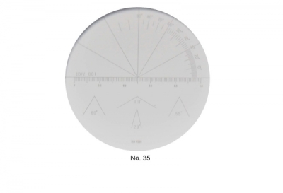 Measuring scale for PEAK measuring microscope 2008 series