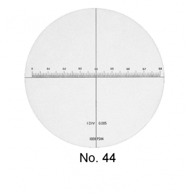 Measuring scale for PEAK measuring microscope 2008 series