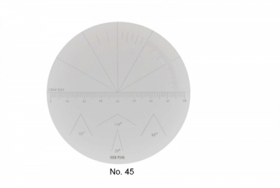 Measuring scale for PEAK measuring microscope 2008 series