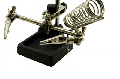 Magnifier 2x, 90mm with "third hand" & soldering iron stand