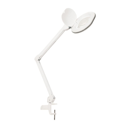 Lumeno #861XGR - Workbench Magnifier Lamp Ø110x150mm - 60 LEDs+