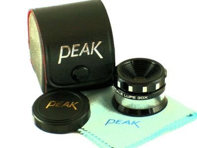 PEAK measuring magnifiers 15, 20x, 30x