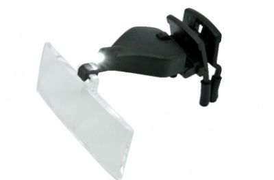 Spectacle Clip magnifier - with LED light