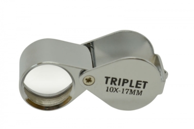 Triplet® folding magnifier 10x, 17mm