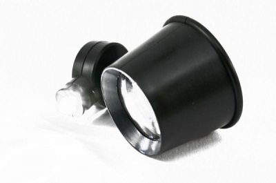 Watchmaker loupe 10x Ø20mm + LED