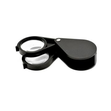 Pocket Magnifier 5x & 10x [2x 5x = 10x]
