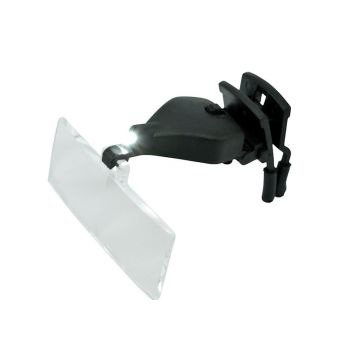 Spectacle Clip-on Magnifier [1.5x, 2.5x and 3.5x] + LED